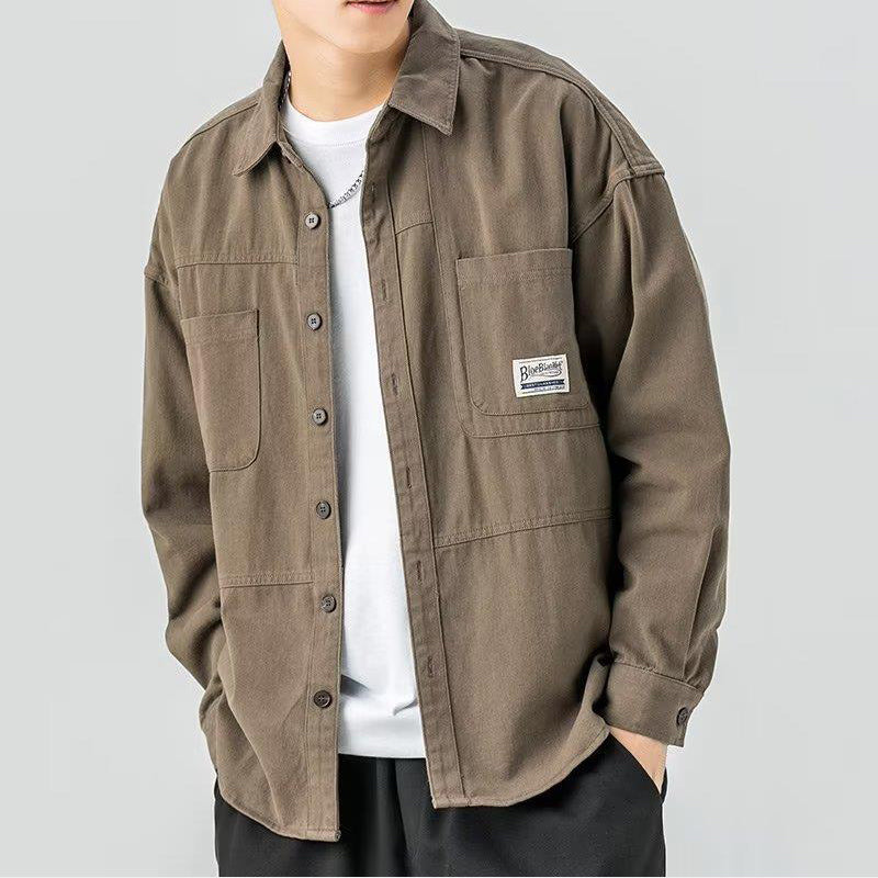 Long-sleeved casual shirt jacket