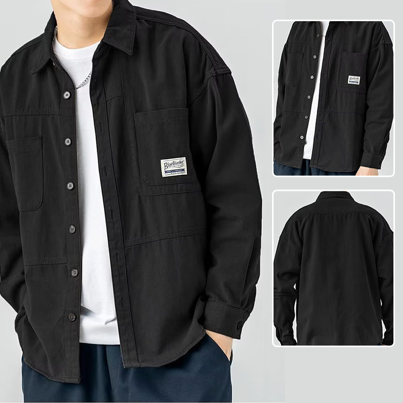 Long-sleeved casual shirt jacket