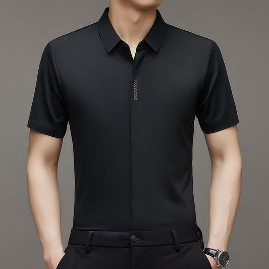 Men's ice silk quick-drying business shirt