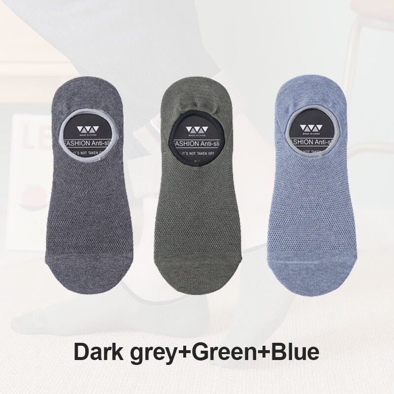 Non slip invisible short breathable socks