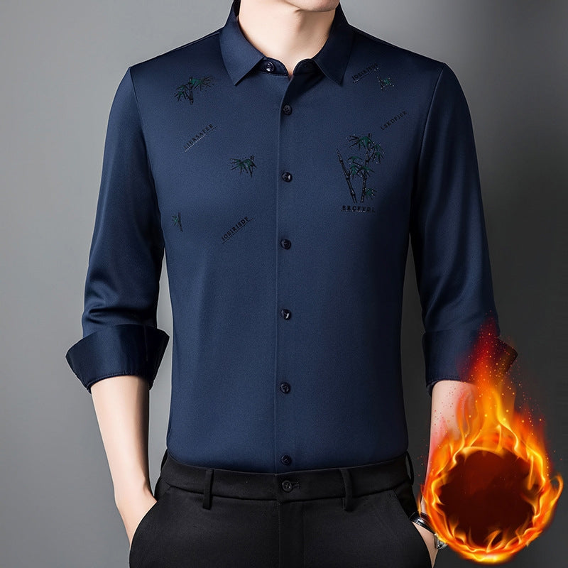 🔥Buy 2 Free shipping🔥Men's Plush Lined Thickened Long Sleeve Shirt