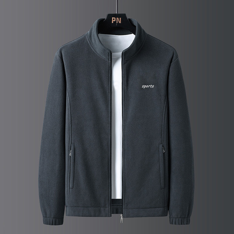 🎁【A Warm Gift in Winter】 Men's Lightweight Full Zip Outdoor Casual Soft Fleece Jacket