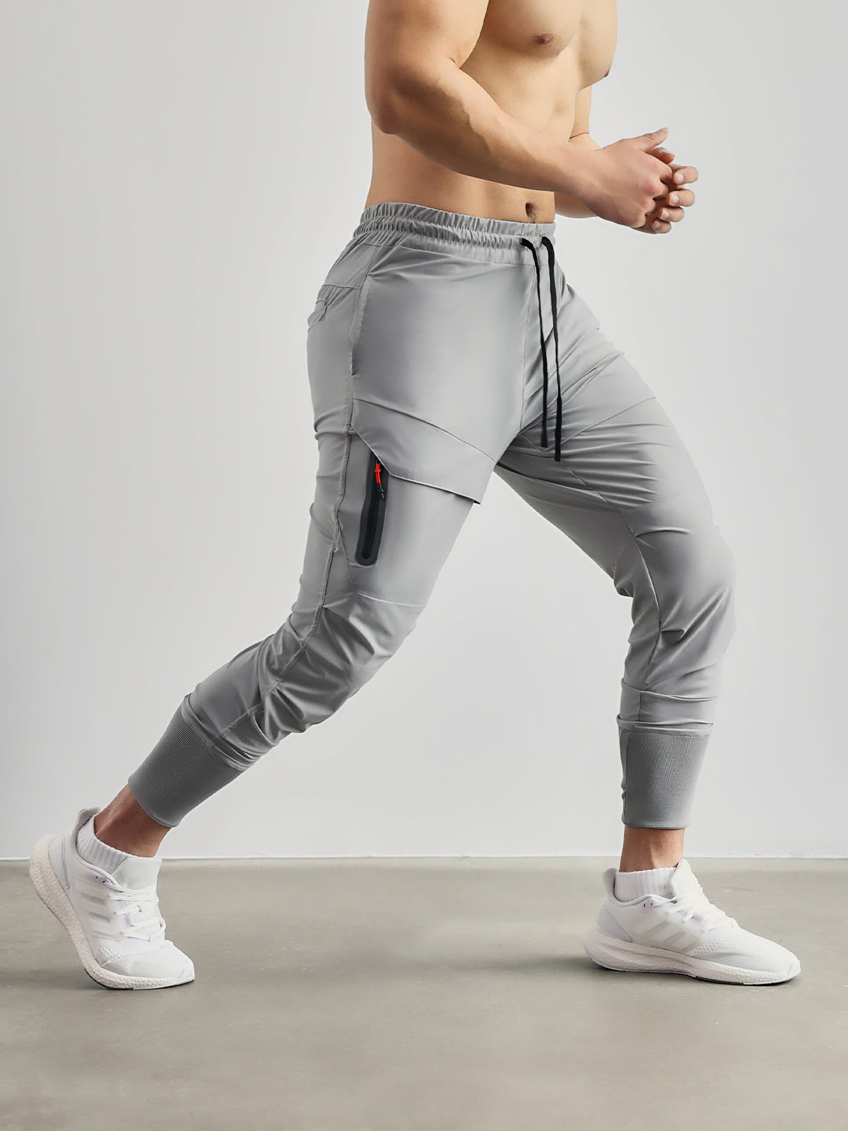 Stay Cool High Rib Cargo Jogger Athletic Pants