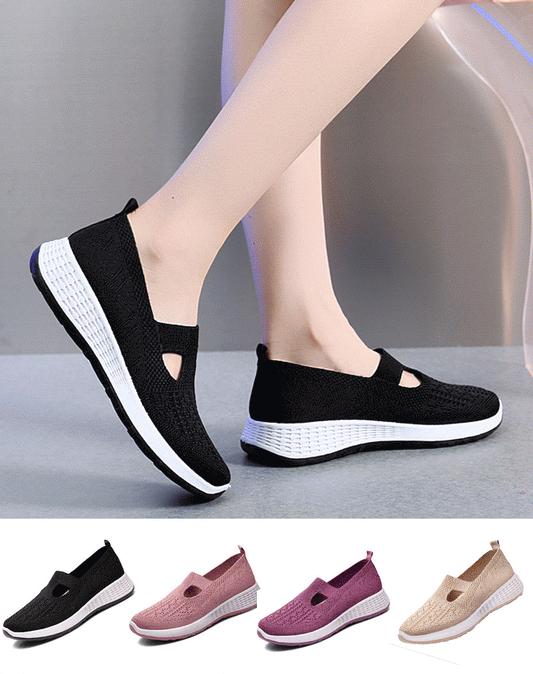 Upgraded Mesh breathable non-slip soft sole slip-on women's shoes