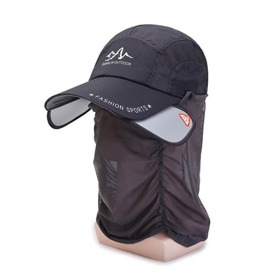 HOT SALE! Retractable brim outdoor/fishing/riding/climbing sunblock hat