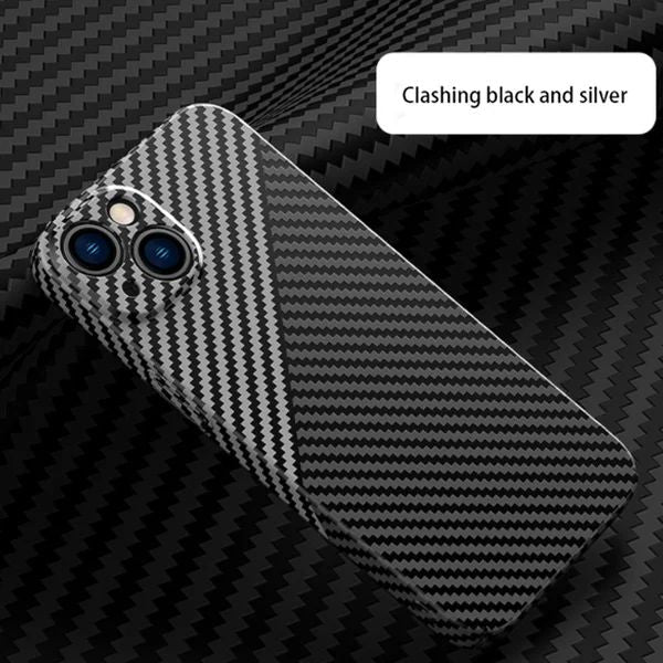 Carbon Fiber Texture Magnetic Wireless Charging iPhone Case