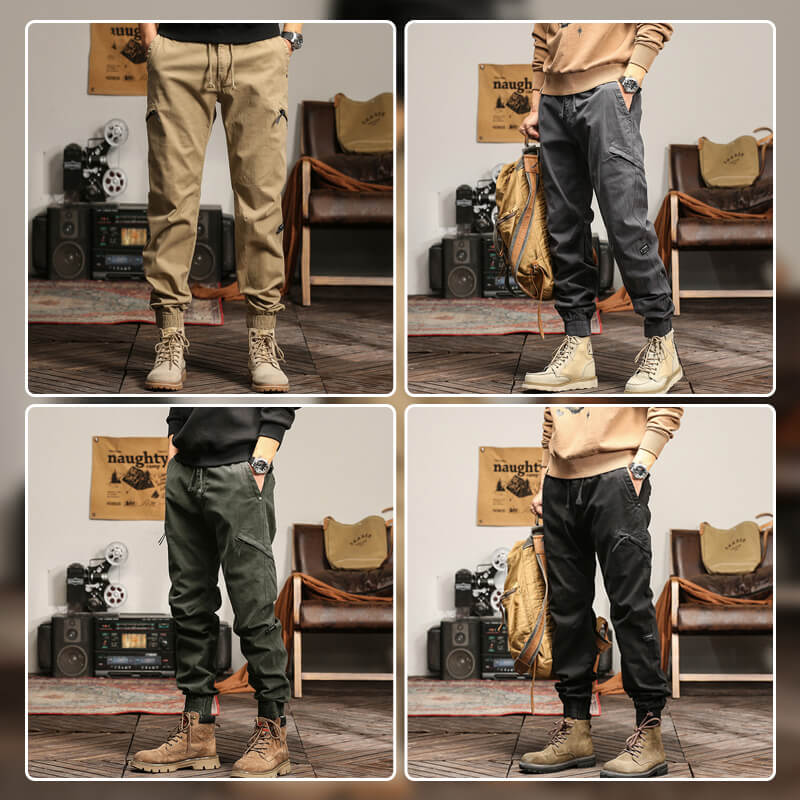 Retro Multi-Pocket Cargo Pants