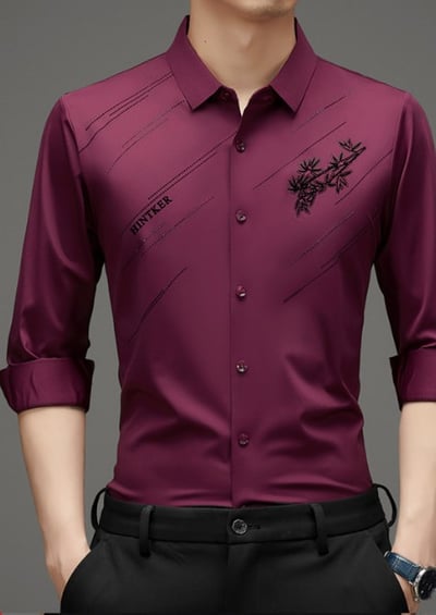 Men's warm anti-wrinkle shirt