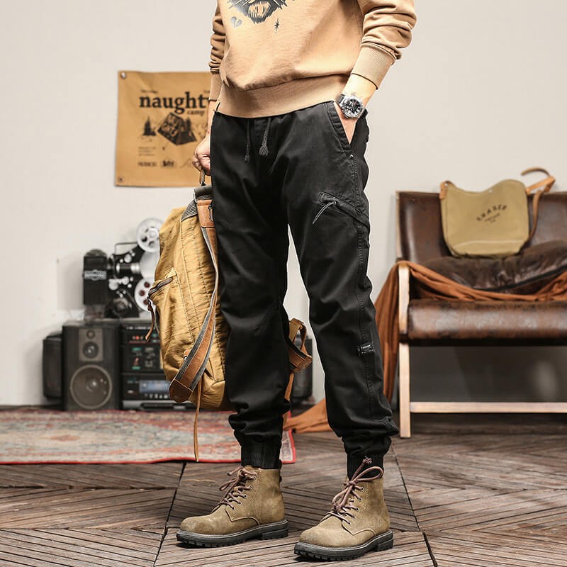 Retro Multi-Pocket Cargo Pants