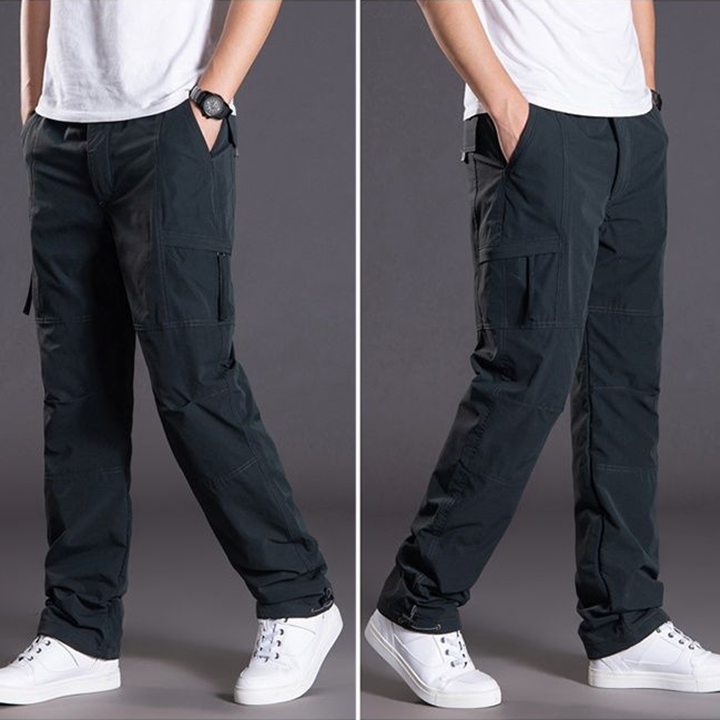 Windproof & Waterproof Softshell Fleece Lined Outdoor Cargo Pants