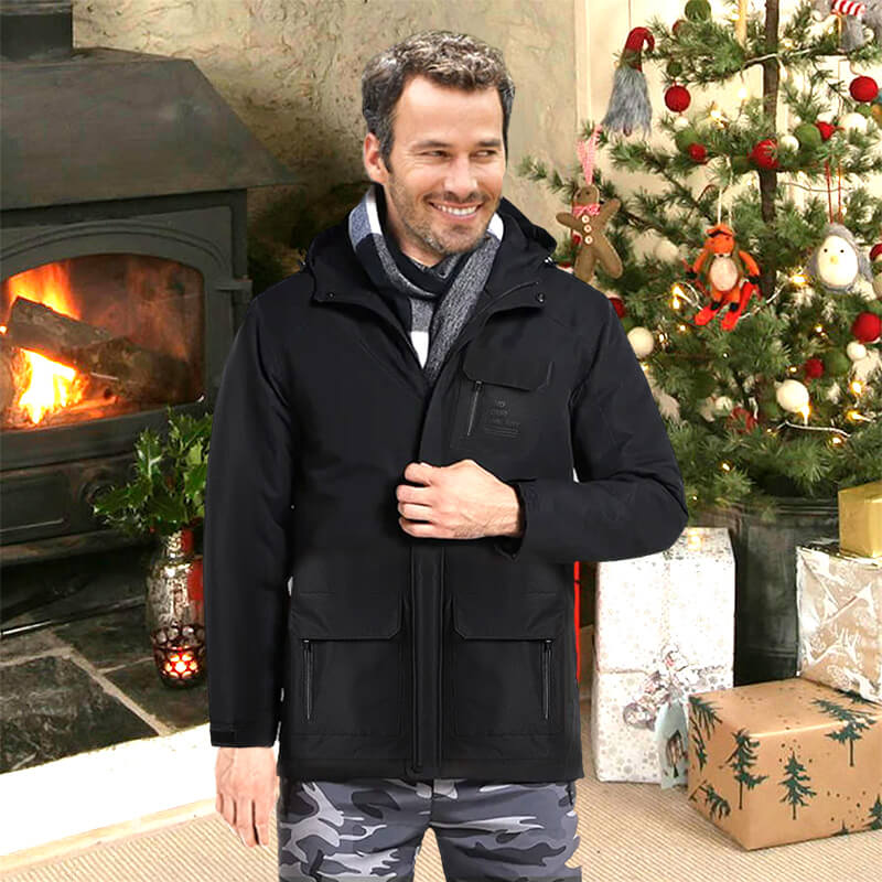 [NEW YEAR 50% OFF] Men’s Outdoor Fleeced Wind-Waterproof Coat