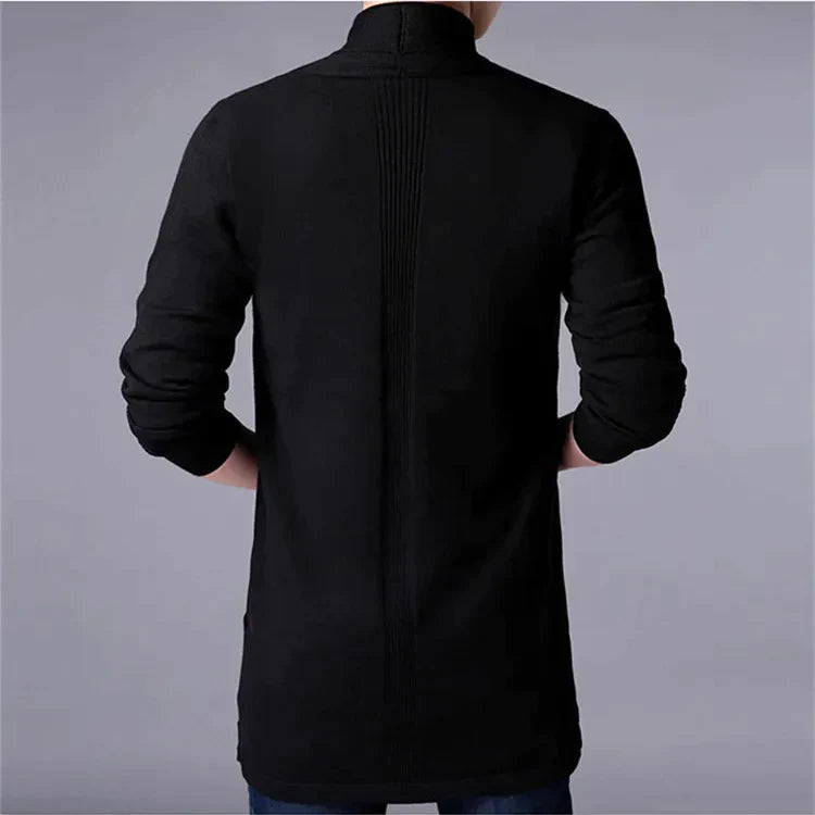 [Best Gift For Him] Men's Knit Long Cardigan Jacket