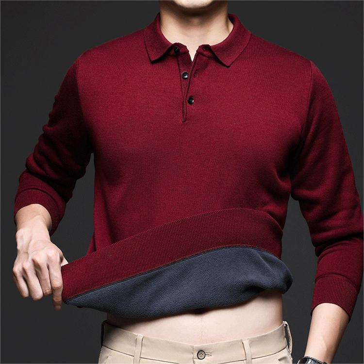 Gift Choice -Men's Winter Lapel Padded Thickened Sweater