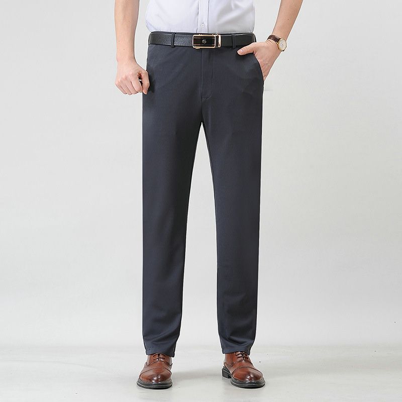 Men’s Fashionable Stretch Plush-lined Suit Pants