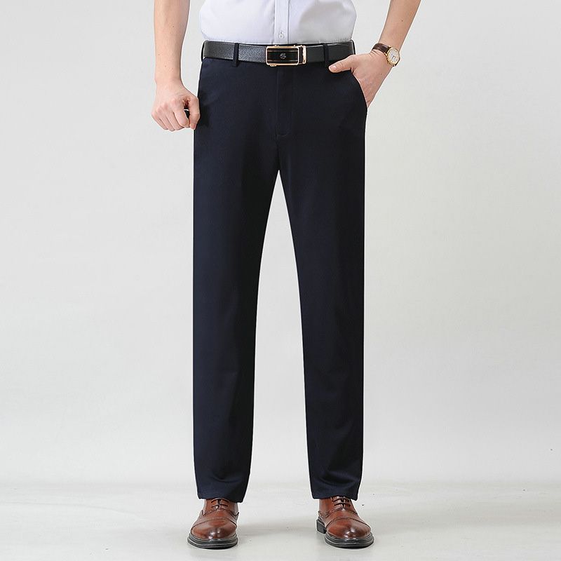 Men’s Fashionable Stretch Plush-lined Suit Pants