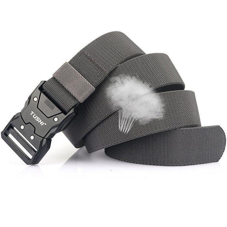 Nice Gift! Tactical Quick-release Latch Buckle Elastic Belt