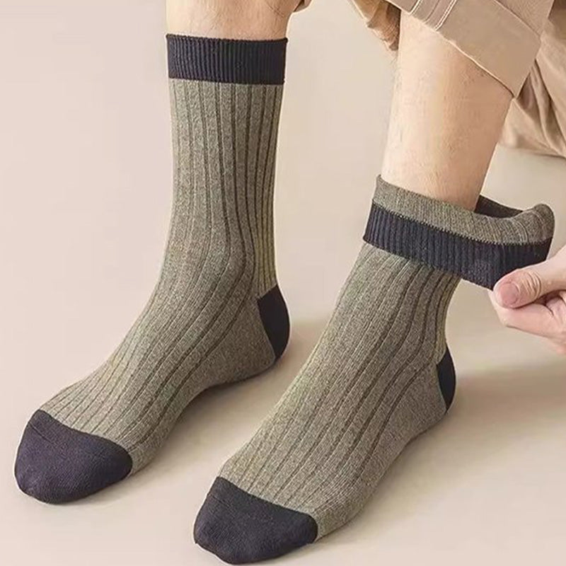 💥Big Sale 50% OFF💥 Colorblock Thermal Mid-Calf Socks（Each Pair Only $3.33）