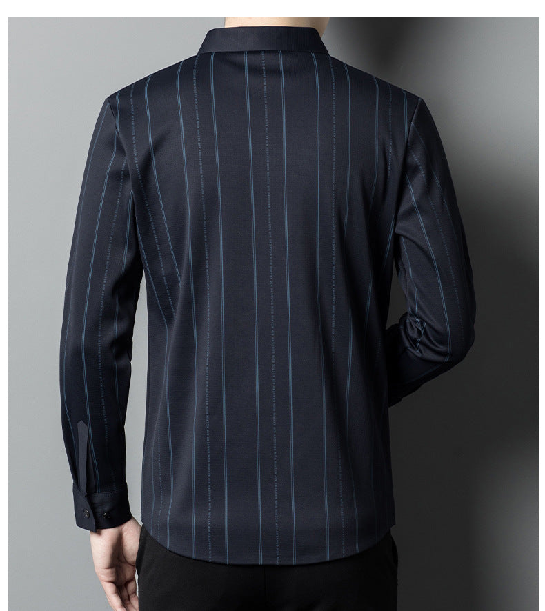 Men's Winter Padded Stretch Wrinkle-Free Shirt