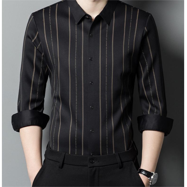 Men's Winter Padded Stretch Wrinkle-Free Shirt