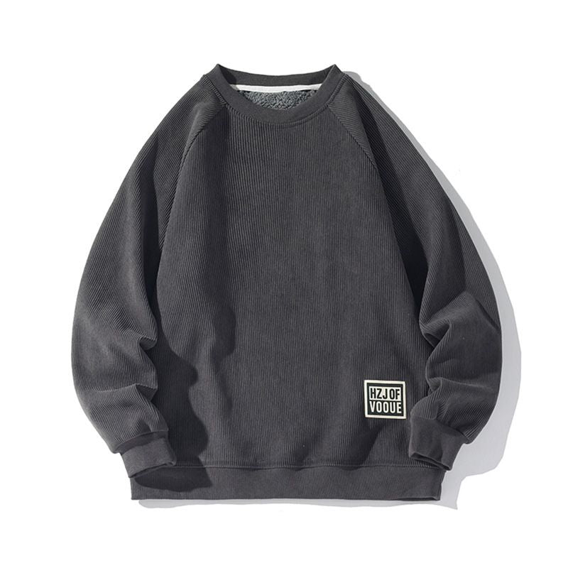 HZJOF-V Thickened Plush-lined Sweatshirt