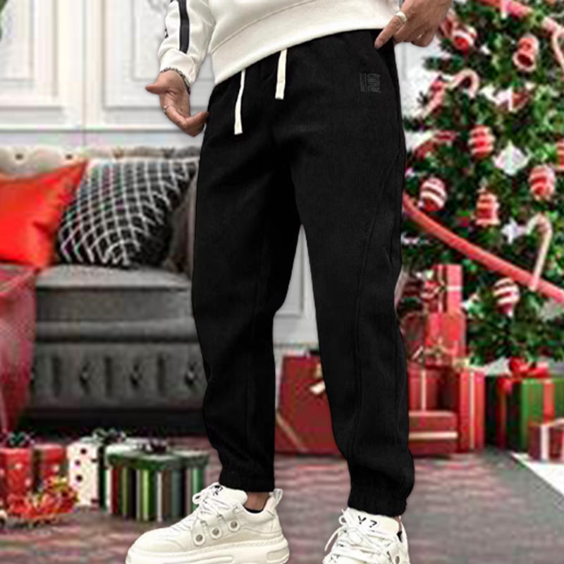 [Best Gift For Him] Men's Corduroy Loose Ankle Banded Pants