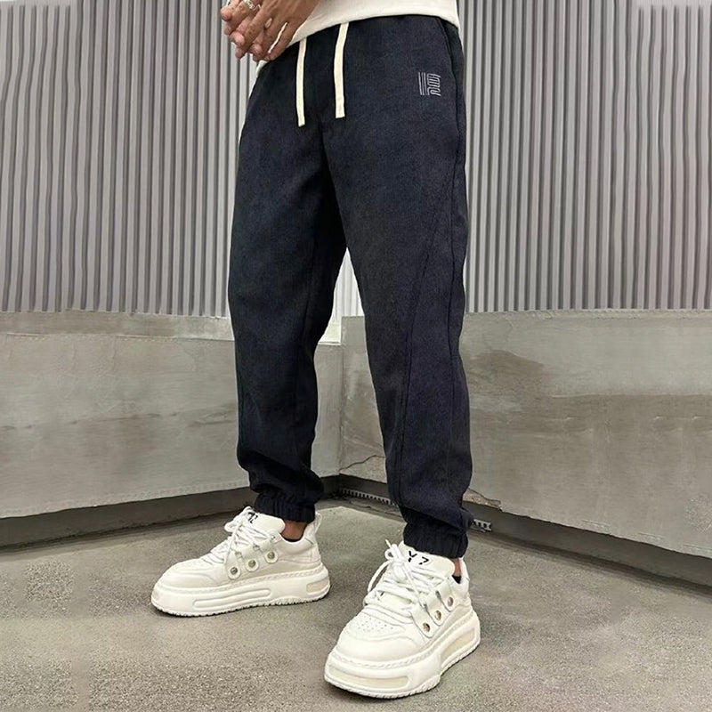 [Best Gift For Him] Men's Corduroy Loose Ankle Banded Pants