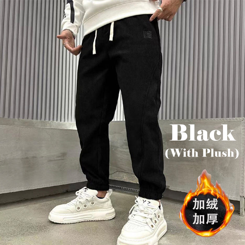 [Best Gift For Him] Men's Corduroy Loose Ankle Banded Pants