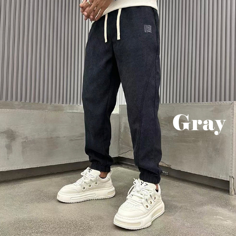 [Best Gift For Him] Men's Corduroy Loose Ankle Banded Pants