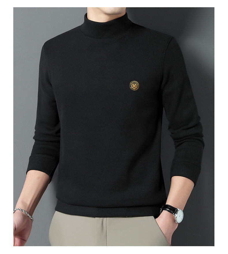 🔥Buy 2 Free shipping🔥Men's Thickened Mock Neck Warm Solid Sweatshirt