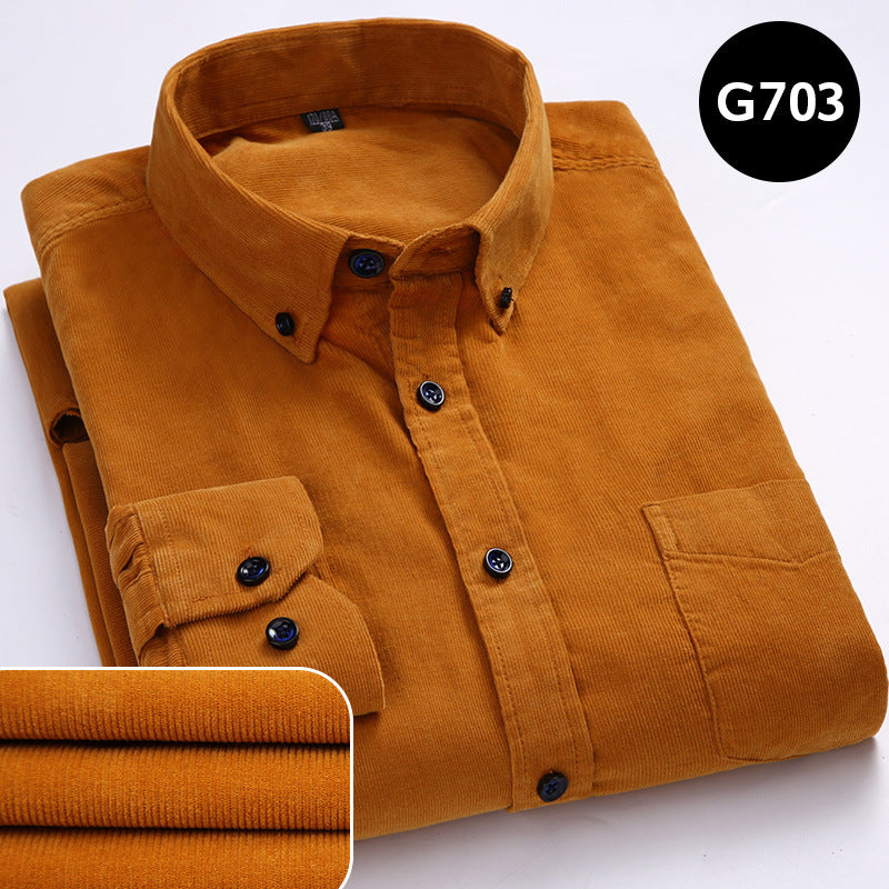 Men's Corduroy Casual Shirt