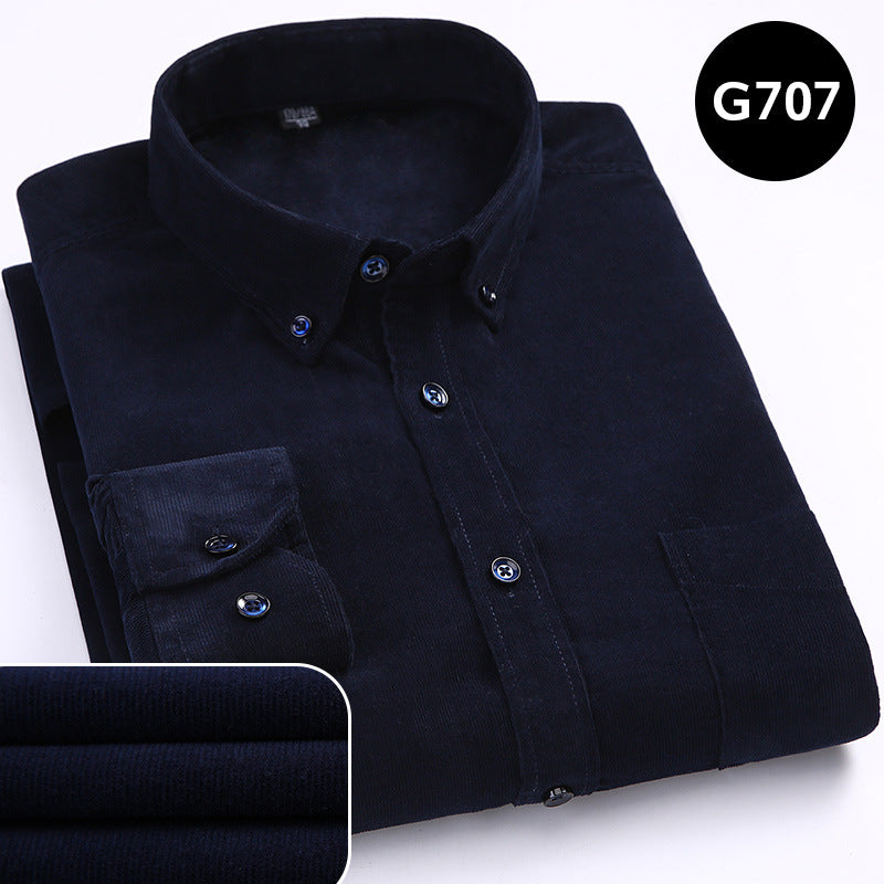 Men's Corduroy Casual Shirt